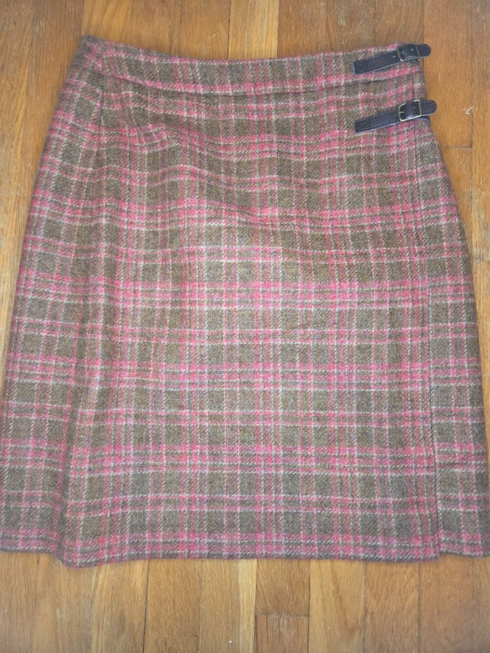 Boden Pink and Brown Plaid Kilt Style - Picture 6 of 9